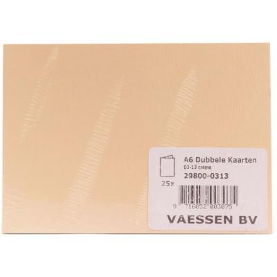 Vaessen Creative - A6 Karten Creme